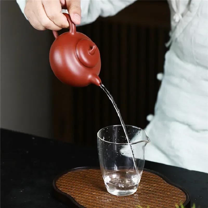 Household Filter Tea Pot Drinkware Portable Purple Clay Teapots Handmade Tea Set Kettle Travel Drinkware 170ml