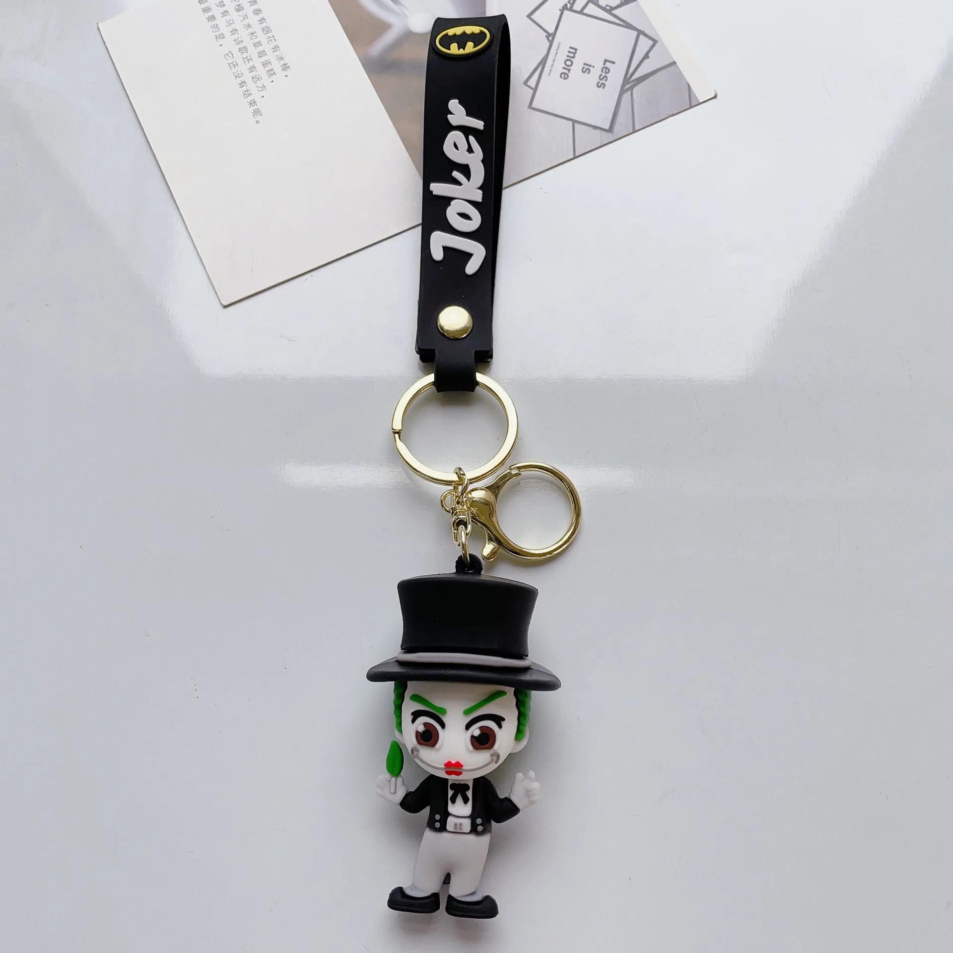 

Creative Joker Batman Dropping Glue Keychain for Car Bag Decoration