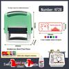 Self-Inking Rectangular Teacher's Grading Stamp - Cute Cartoon Design