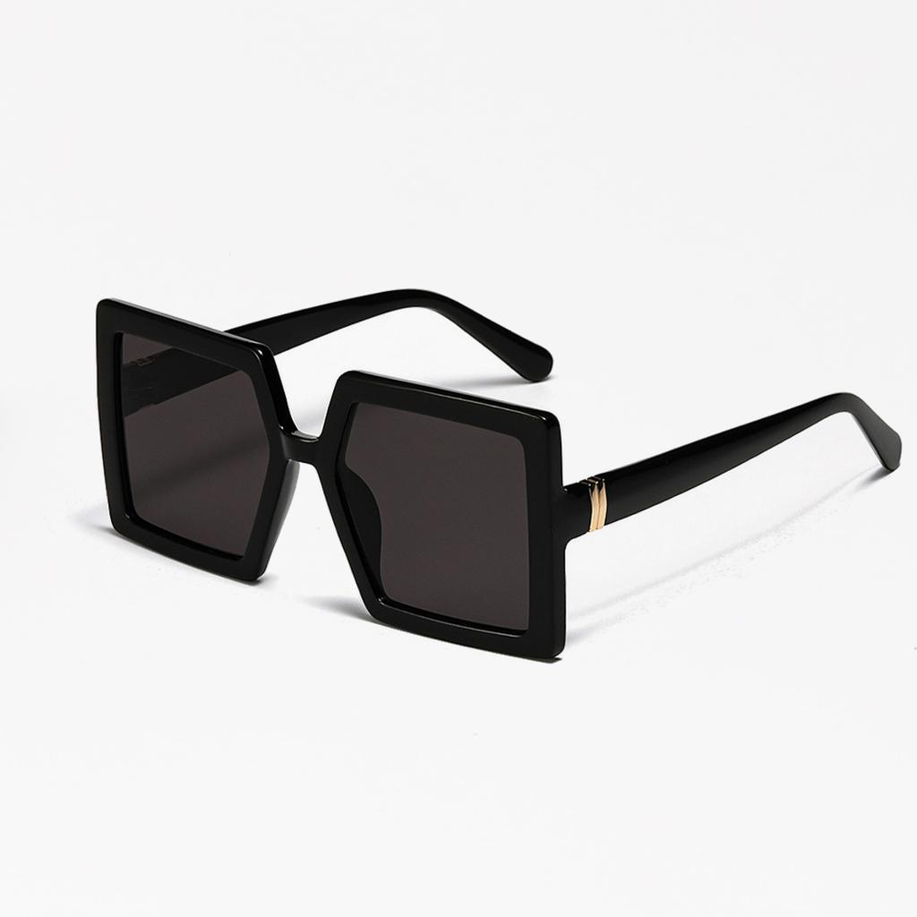 Large Frame Glasses, No Makeup Artifact, Beige Sunglasses, Women'S High-End Sunglasses