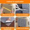 39.37x15.75in Self-Adhesive Cat Scratcher Mat, Sisal-Polyester Furniture Protector, Removable Wall-Mountable for Indoor Cats