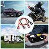 1 Pair Battery Connector Wires 10AWG Red and Black Car Battery Cable Aluminum Alloy Connector Clamp for Automotive Marine Solar Motorhome Motorcycle