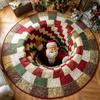 16inches Christmas 3D Rugs Round Rugs Non-Slip Xmas Optical Illusion Rug Carpet Soft Mat