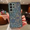 Custodia Geometrica con Texture in Tessuto per Samsung S26 Edge S25 FE S24 Plus S23 S22 Ultra A15 A16 A17 A35 A36 A37 A54 A55 A56 A57 5G Cover Ibrida Magnetica Opaca