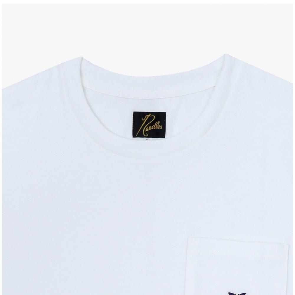 NeedleS Herren Kurzarm Poly-Trikot A Weiß Qv362