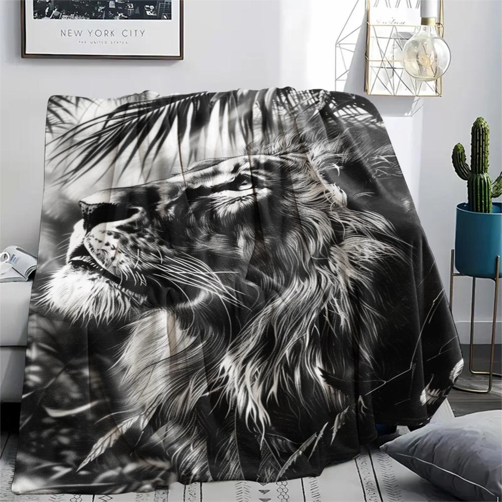 1 Manta de Franela con Estampado de Dibujos Animados, Alta Calidad, Cómoda para Todas las Estaciones, Decoración del Hogar, Calidez y Confort, Perfecta para Regalo de Navidad o Cumpleaños