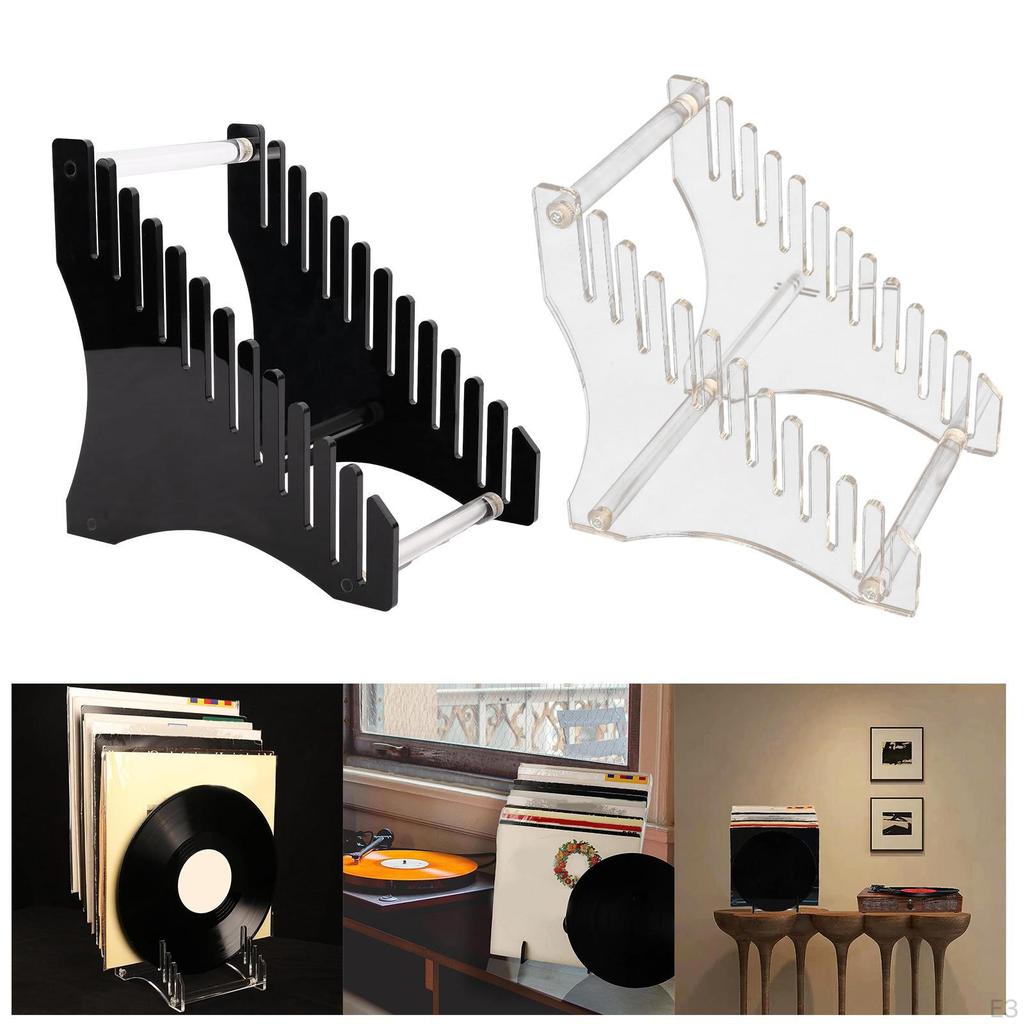 Record Organizer Home Storage Rack Album Display Stand