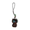 Strawberry Sandalwood Key Chain Chinese Style Lucky Cat Pendant Lucky Key Chain Strap  Men