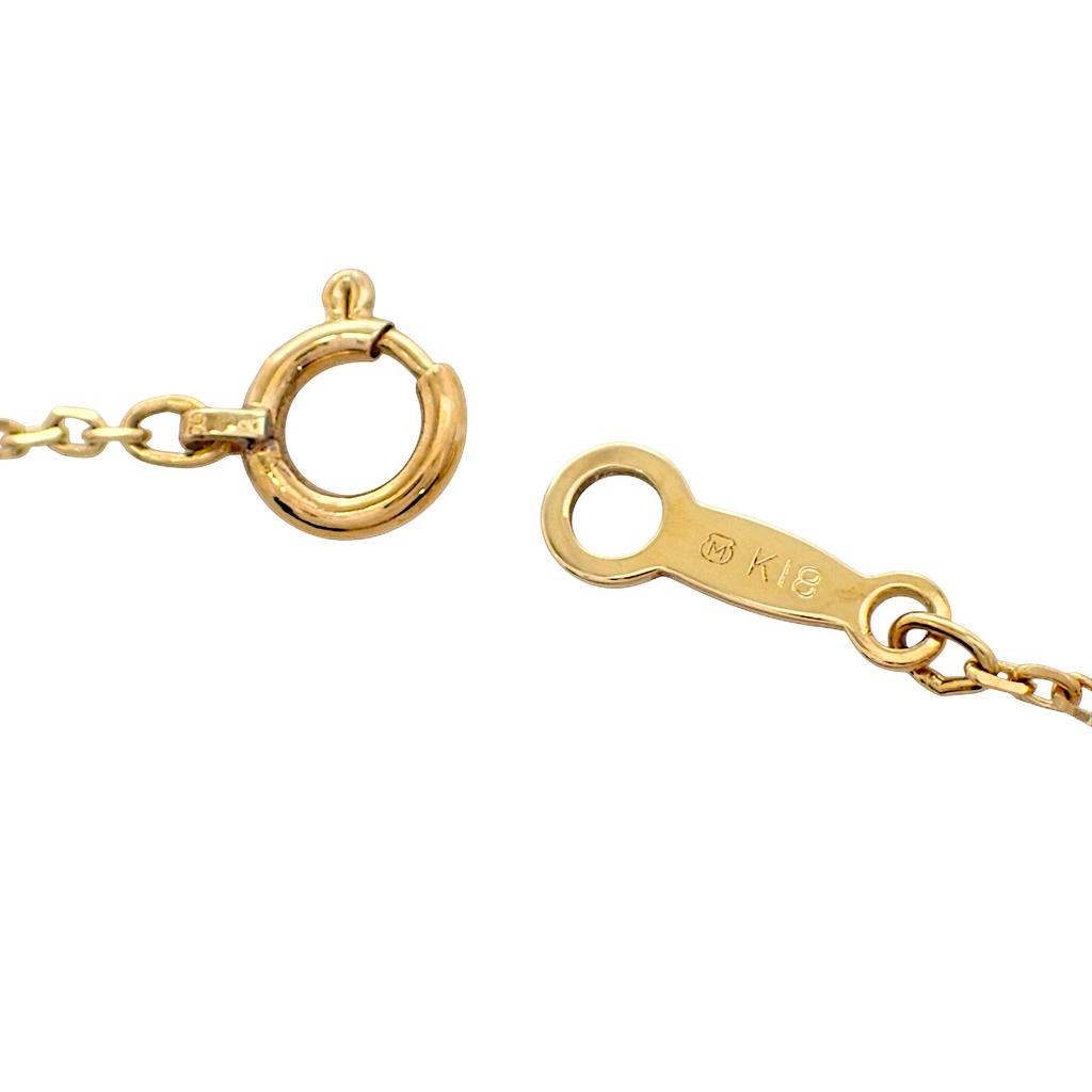 MIKIMOTO  Necklace gold K18 yellow gold/Akoya Pearl Women