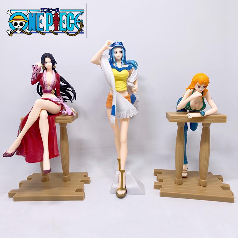 

Аніме One Piece Figure Sexy Nefeltari Vivi GRANDLINE JOURNEY Boa Hancock Nami Figurine Model Toys Gift Nami 17cm-No Box