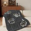 Game N-Neko A-Atsume Throw Flannel Throw Blanket, Lightweight Cozy, Durable Washable Cute Cool