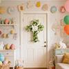 Easter Cross Wreath, Cross Ornament For Holiday Window Display Hanging Decoration
