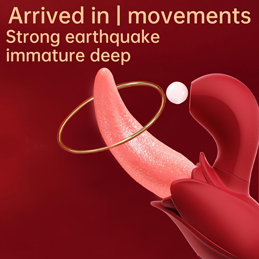 2 In 1 Lick Suck Vibrators For Women Licking Tongue Clitoris Stimulator G Spot Massager Vagina Sucking Female Orgasm Sex Toys