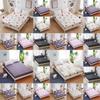 Bed Sheet Fitted Cover Without Pillowcase Floral Printed Single Double Size King
