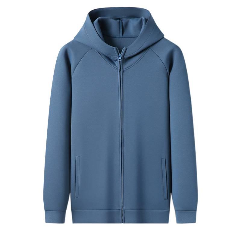 Men's Hooded Zipper Sweatshirt Jacket - Casual Spring/Autumn Trendy Sport Cardigan
