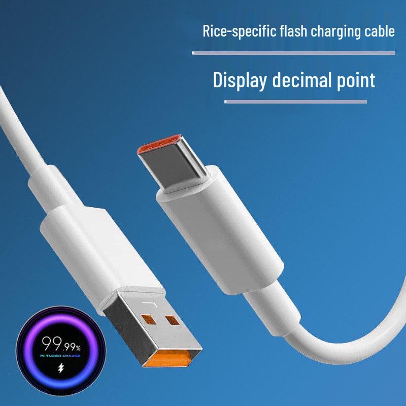 Xiaomi 33W Fast Charger with EU Plug Compatible with Redmi K40/K30/Note11