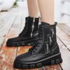 Men Boots Motorcycle Casual Shoes New Man Leather Minimalist Classic Punk Female Mary Jane Goth Shoes Platform Boots Men