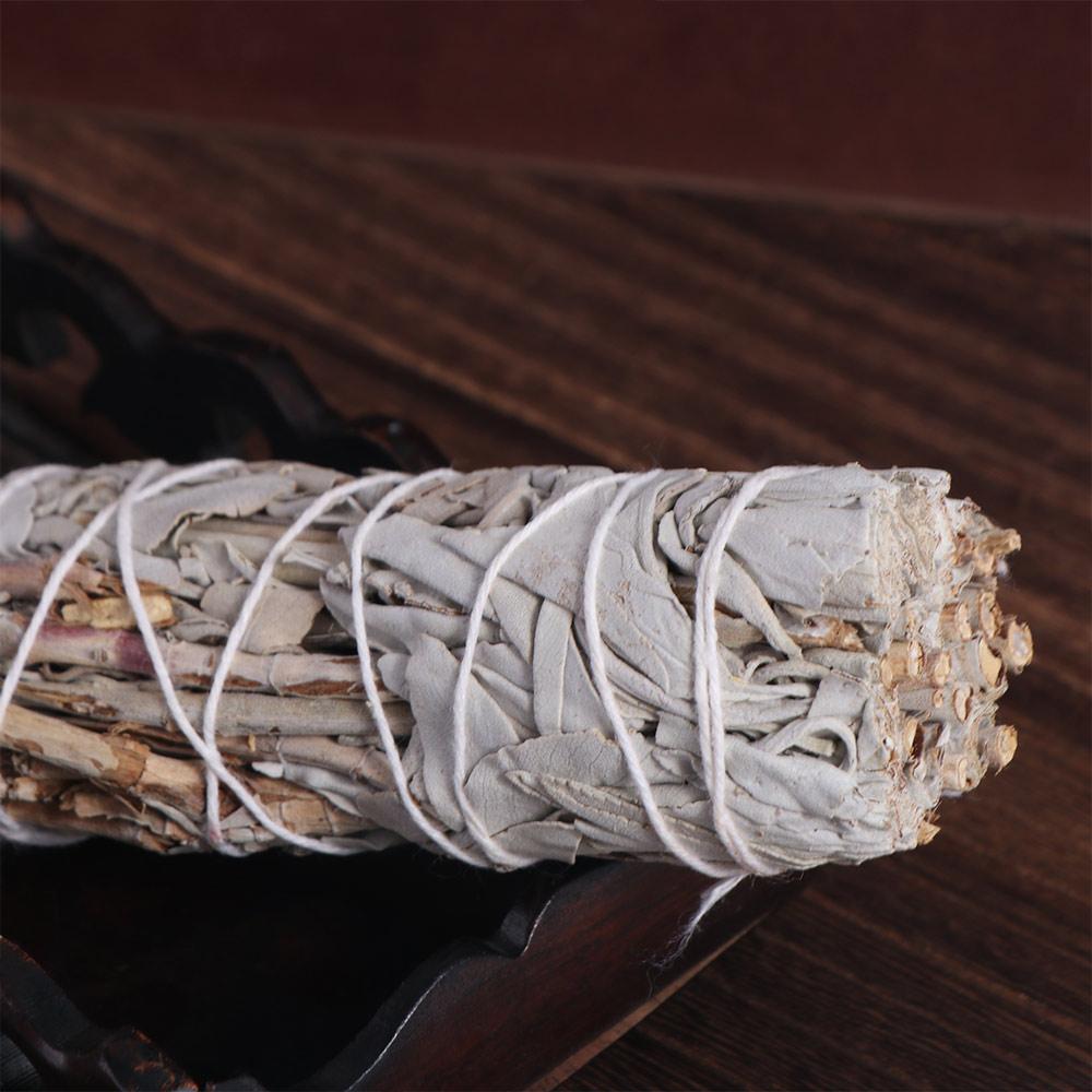 10cm White Sage Bundle Practical Spiritual Incense Sticks Energy Cleansing Bundles  Indoor
