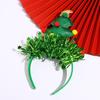 Adjustable Fabric Christmas Tree Hair Accessory Party Headbands For Adults Children Seasonal Celebrations And Photos