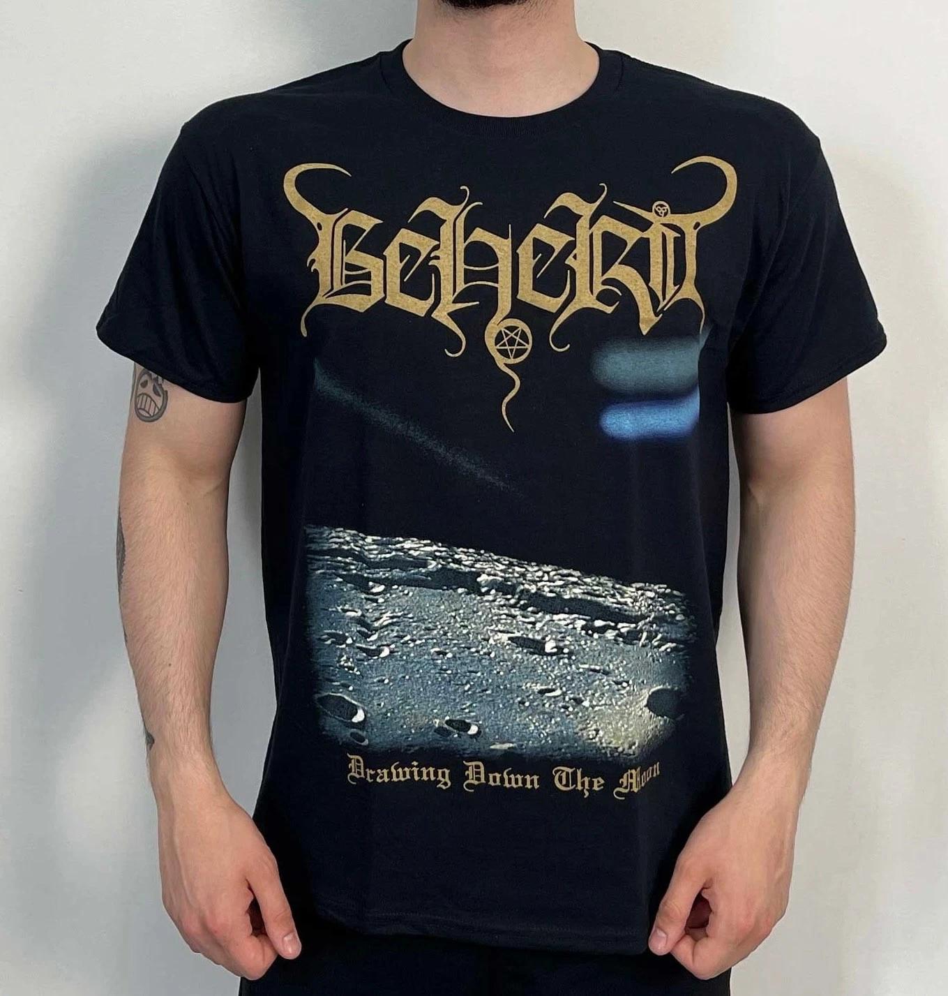 Beherit - Drawing Down The Moon OFFICIAL MERCHANDISE Black T-Shirt mayhem 4XL