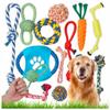 Zabawki Dla Psa Zestaw 12W1 Szarpaki Piłki Frisbee Ring Gryzaki Aport 12Szt.