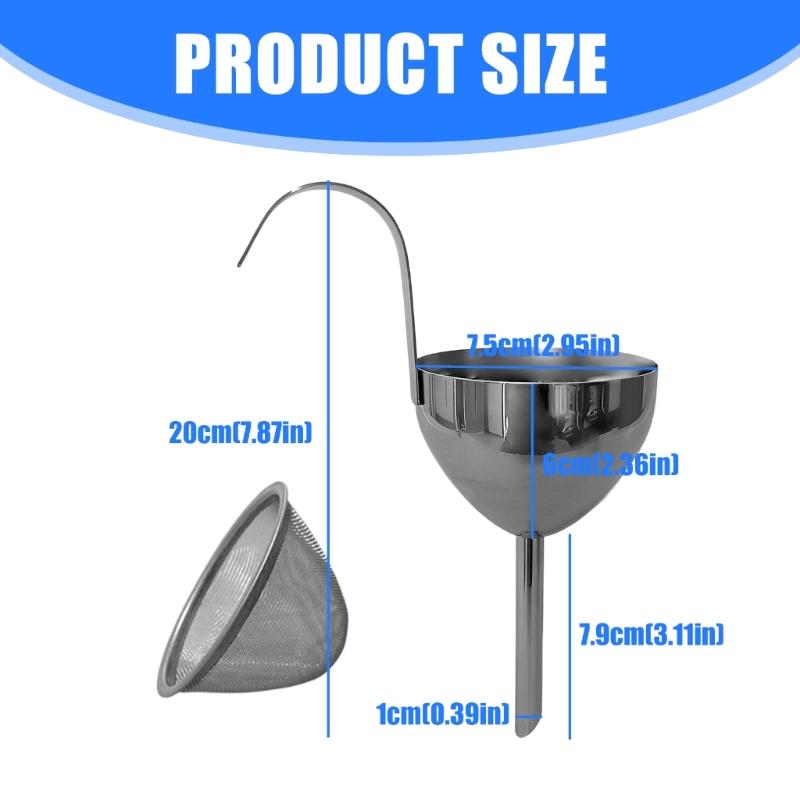 Hochleistungs 304 Rostfreier Stahl Weinfilter zur Sedimententfernung und für ein geschmackvolles Verkostungserlebnis bei häuslichen Zusammenkünften