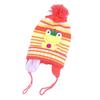 Cartoon Ear Protection Wool Hat with Velvet Lining for Babies and Children