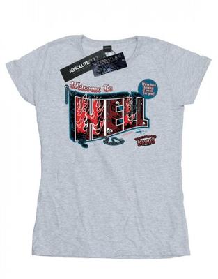 Womens/Ladies Welcome To Hell Cotton T-Shirt