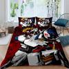 Cartoon/Anime Mobile Suit Gundam Bedding Set, Printed Single Duvet Cover and Pillowcase 3-Piece Set, Available in Children's and