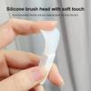 Mini Silicone Facial Mask Spatula Portable Mud Mask Smearing Brush Reusable Face Clay Applicator for Travel Skincare