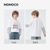 MOMOCO Youth Long-Sleeve Color-Block Faux Two-Piece T-Shirt