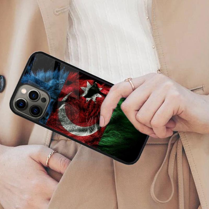 

Азербайджан X Череп Флаг Магнитный Чехол для Телефона ДЛЯ APPLE iPhone 17 Air 16 14 13 12 Pro Max 15 Plus Беспроводная Зарядка MagSafe Чехол iPhone 14