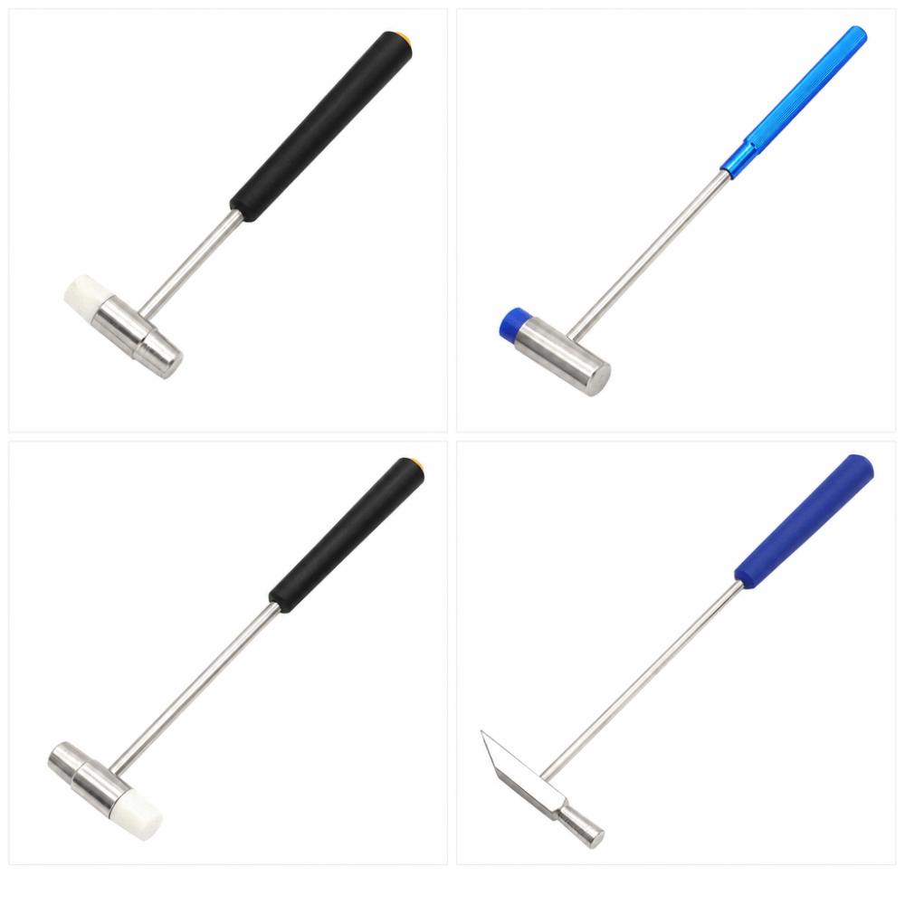 Multi-size Watch Repair Hammer Rubber & Metal Dual Head Hammer Handcraft Hammer Fine Manual Work
