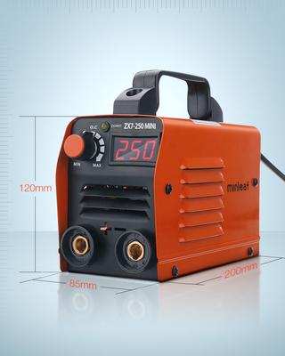 ZX7-250 250A מיני מכונת ריתוך חשמלית תצוגה דיגיטלית ניידת MMA ARC DC מהפך פלסטיק-רתך ציוד ריתוך עמיד
