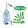 Láhev Waterpulse pro nosní výplach pro dospělé a děti Přenosný systém pro výplach nosu pro domácí použití