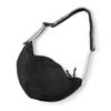 Casual Nylon Hobo Crossbody Bag for Women  Zipper Chest Pack Waterproof Shoulder Bag Travel Half Moon Bag for Female