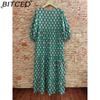 BITCED Women's Summer Printed Maxi Dress Bohemian-Style Dress