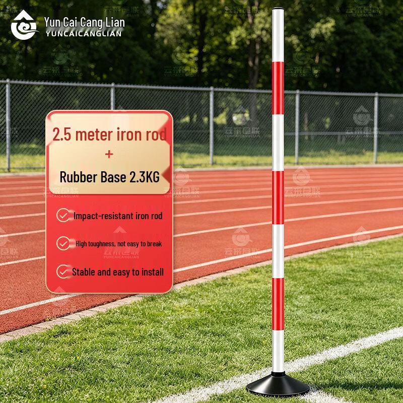 Traffic Marker Pole with Heavy Rubber Base