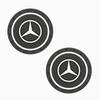 FA03Car Water Cup Bottle Holder for Mercedes Benz W176 W177 W204 GLC GLK CLA GLA 2PCS Anti-slip Pad Mat Interior Mouldings GSBD-BECH UDHW1