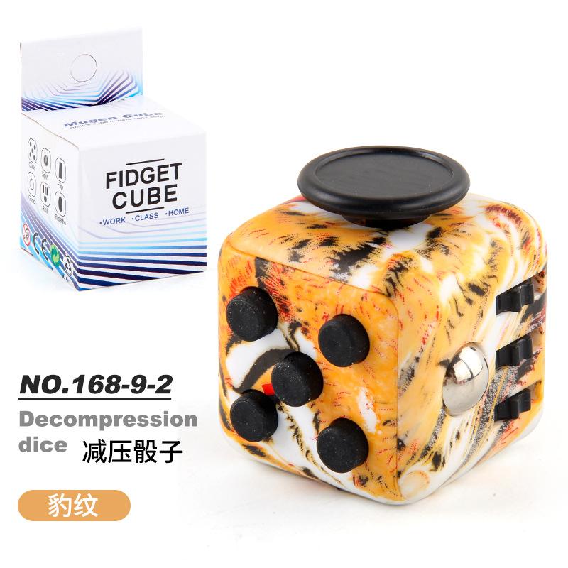 New And Strange Toys Decompression Rubik'S Cube, Vent Decompression Dice, Press 6-Sided Finger Rubik'S Cube, Source Factory