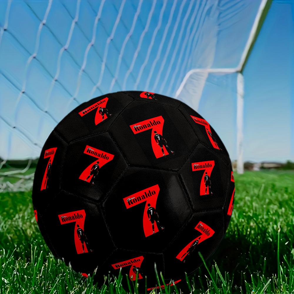 Like Cristiano Ronaldo Soccer Ball Size 5 Football Machine-Stitched Indoor/Outdoor Universal Football Soccer Accessory