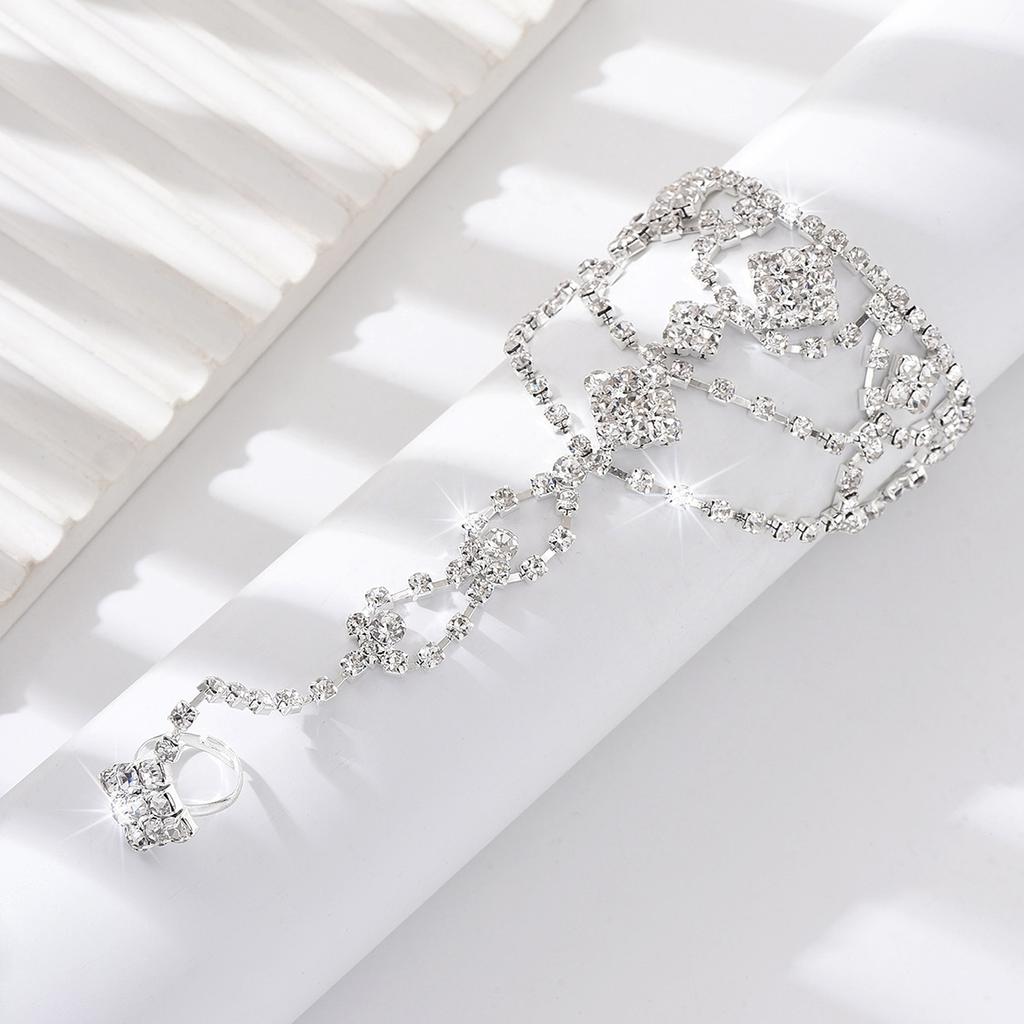 1PC Women's Fashion Trend Multi-layer Design Ankle Chain Zircon Accessories, Suitable for Dates, Parties, and Holiday Gifts