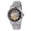 Epoca Stainless Steel Skeleton Grey Sunray Dial Automatic R8823118015 100M Men's Watch