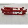 Suzuki Samurai Sierra Door Hinge Step Foot Peg Metal Foldable 2 Set Red & Black