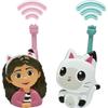 Lexibook, Gabby et la Maison Magique, Talkies-Walkies 500m, Jeu de Communication pour Enfant, 2 canaux de Communication, Piles