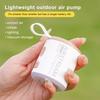 Portable Air Pump with Camping Light Mini Air Mattress Pump Inflator/Deflator Pumps for Air Mattress Pool Float Swimming Ring
