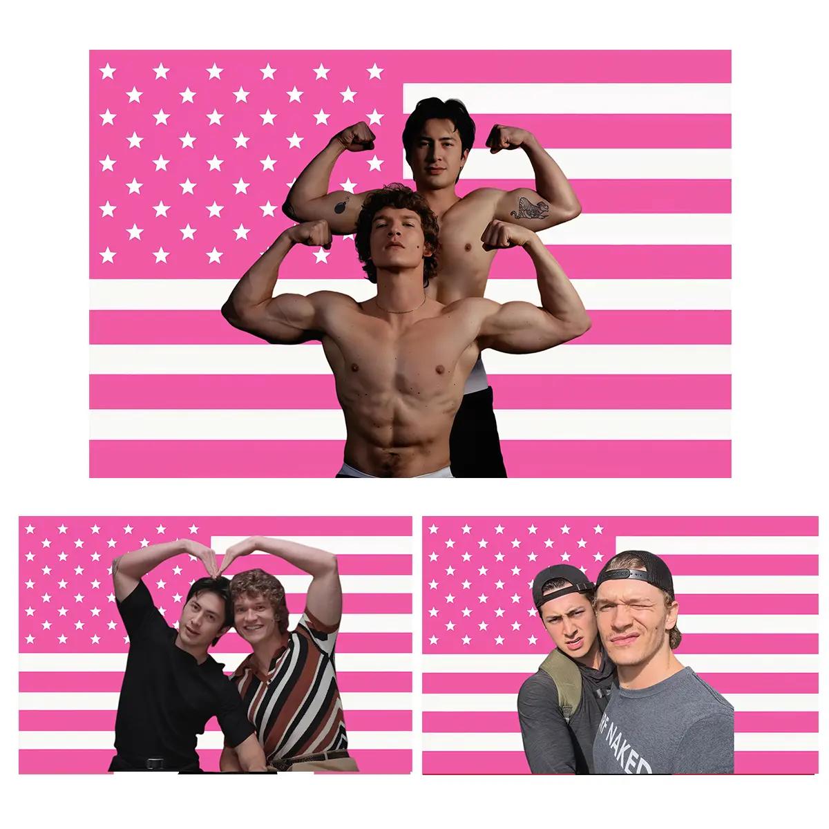 Jmg Household Supplies Heated Rivalry Vintage Tapestry, Classic Sports Wall Art, Fan Dorm Bedroom Decor, Hudson Williams Connor Storrie Chemistry Flag