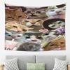 Creative Printed Tapestry | Nordic Halloween Theme, Polyester, No Power Needed, Ideal for Living Room Background, Bedroom Headboard, Office Partition 