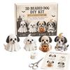 Süßes Design Halloween Perlenhund-Set Tierform Handgemachtes Perlenkunst-Set Heimdeko