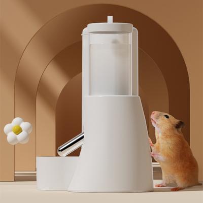 2 In 1 Rodent Feeder With Water Dispenser Anti Tip Design Easy Clean Pet Cage Accessory For Small Animals